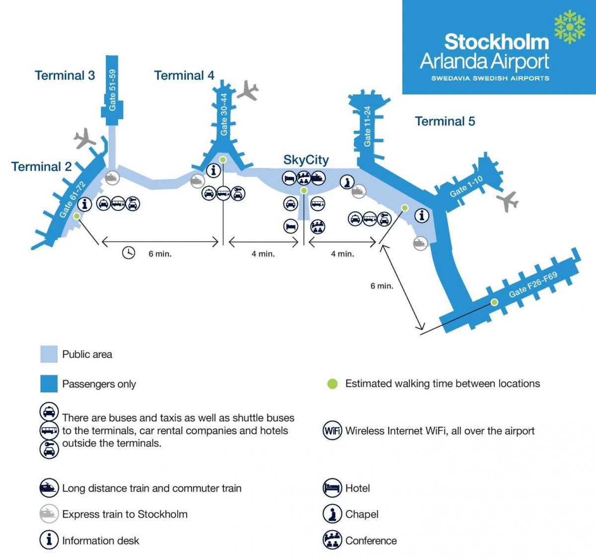 Stockholm arlanda kort