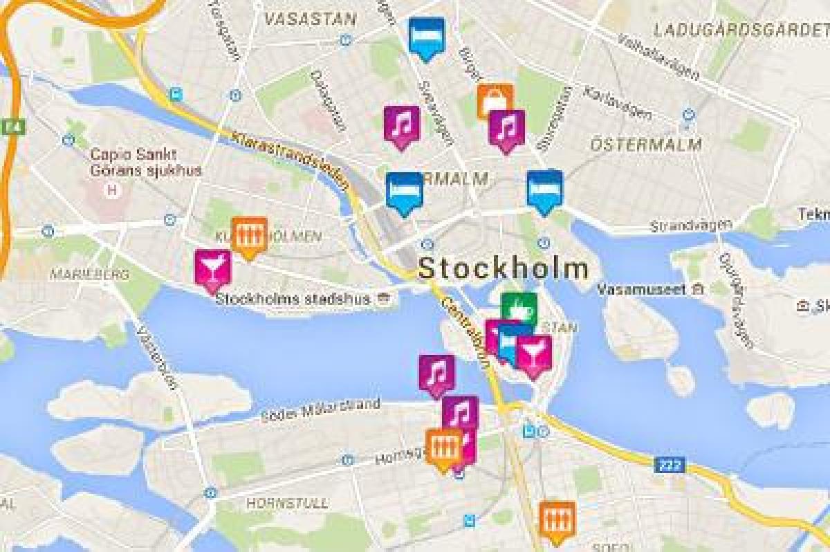 kort over gay-kort Stockholm
