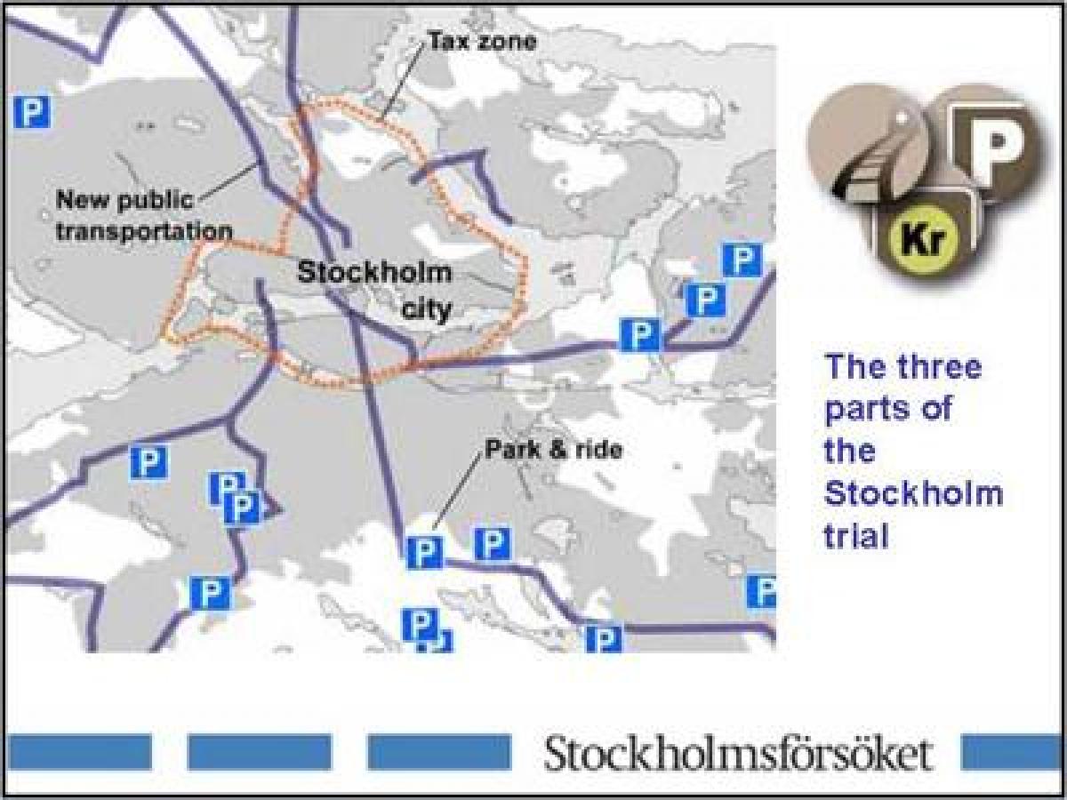 kort over Stockholm parkering