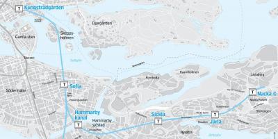 Kort over nacka Stockholm