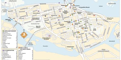 Kort over södermalm
