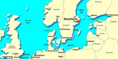 Stockholm kort europa